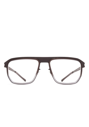 Mykita geometric oversized glasses - Grey