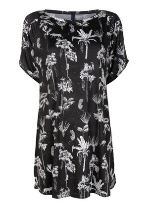 Lygia & Nanny Allat botanical-print tunic dress - Black