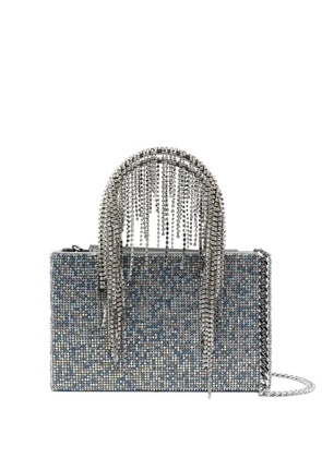 Kara crystal-embellishment tote bag - Blue