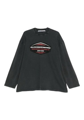 Alexander Wang Long-Sleeved Graphic jersey - Grey