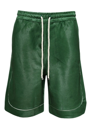 Nahmias leather shorts - Green