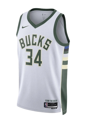 Nike Milwaukee Bucks 22/23 Dri-FIT NBA 'White' swingman jersey