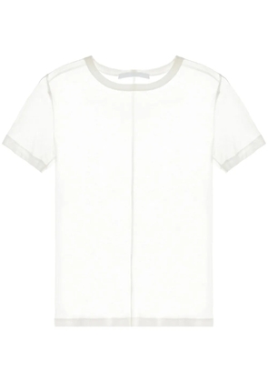 Helmut Lang sheer T-shirt - White