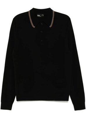 Kolor wool polo shirt - Black