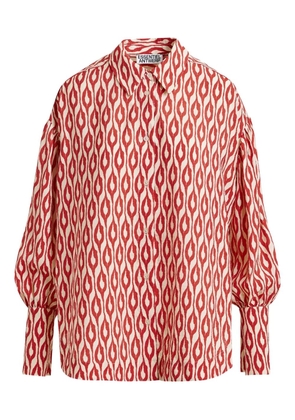 Essentiel Antwerp Ihedford printed shirt - Orange