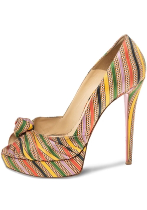 Christian Louboutin Pre-Owned 140mm Greissimo pumps - Yellow