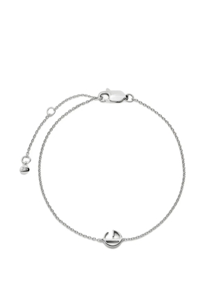 Monica Vinader initial g chain bracelet - Silver