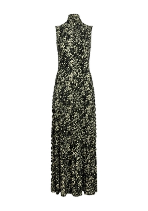 Proenza Schouler White Label high-neck floral maxi dress - Black