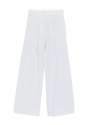 Forte Forte striped pleated trousers - Blue