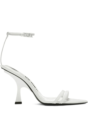 The Attico Ester 95MM ankle-strap sandals - White