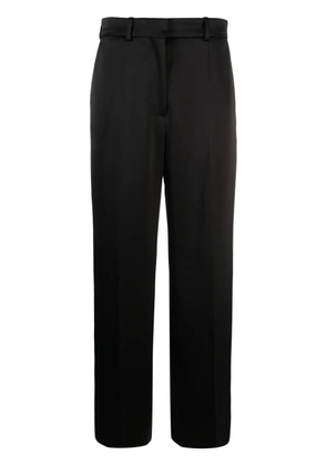 Lanvin satin-finish straight-leg trousers - Black