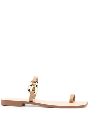 Senso Ganne buckle-detail leather sandals - Brown
