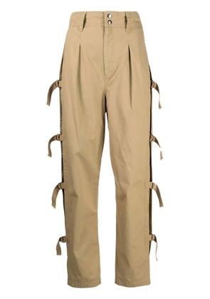 MARANT ÉTOILE Keowina high-waisted tapered trousers - Neutrals