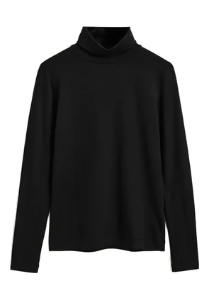 Gant roll-neck long-sleeve top - Black
