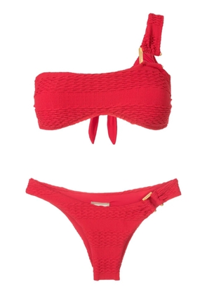 Amir Slama textured-finish one-shoulder bikini