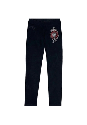 Chrome Hearts crosses scroll track pants - Black