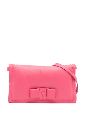 Ferragamo Pre-Owned 2000-2025 Mini Padded Leather Viva Bow crossbody bag - Pink