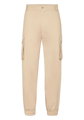 Philipp Plein logo-plaque cargo pants - Neutrals