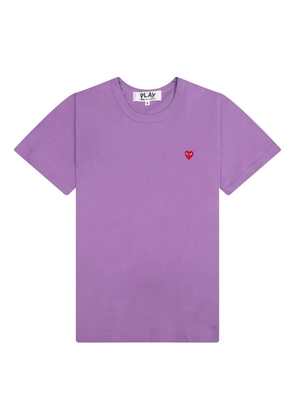 Comme Des Garçons Play Small Heart short-sleeve T-shirt - Purple