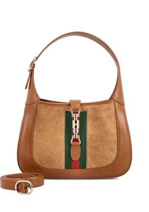 Gucci medium Jackie 1961 web-stripe shoulder bag - Brown
