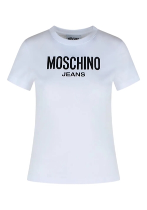 MOSCHINO JEANS logo-print cotton T-shirt - White