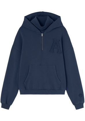 AMBUSH logo-patch hoodie - Blue