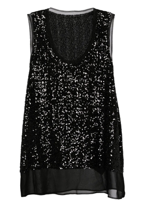 Comme Des Garçons sequin-embelished tank top - Black