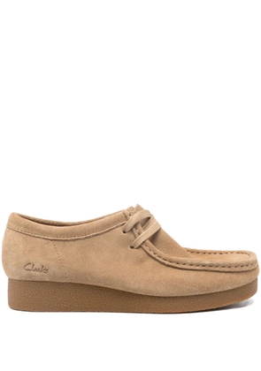 Clarks Wallabee suede lace-up derby shoes - Neutrals