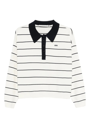 Gestuz GZtaige striped polo top - White