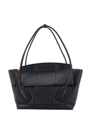 Bottega Veneta Pre-Owned Arco Bag Maxi Intrecciato Leather Large satchel - Black