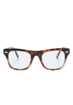 Brunello Cucinelli wayfarer-frame sunglasses - Brown