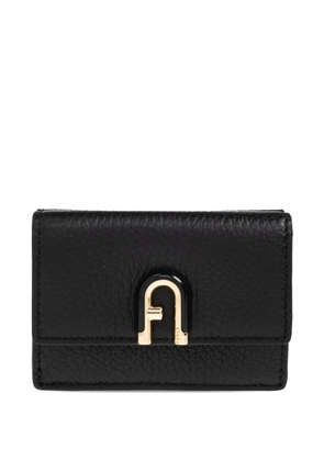 Furla Idea Small logo-plaque wallet - Black