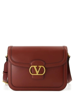 Valentino Garavani mini 9to5 VLogo-closure shoulder bag - Brown