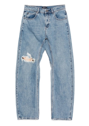 Ground Zero graphic-print jeans - Blue