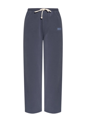 American Vintage Izubird drawstring cotton trousers - Blue