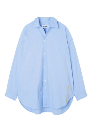 Sunnei striped detailed shirt - Blue
