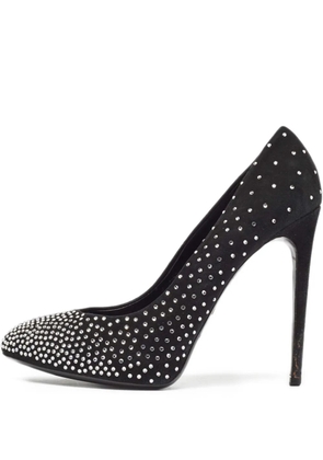 Dolce & Gabbana Pre-Owned 125mm crystal-embellished pumps - Black