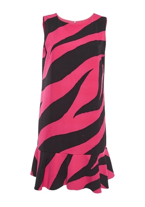 Moschino Pre-Owned zebra-print mini dress - Pink