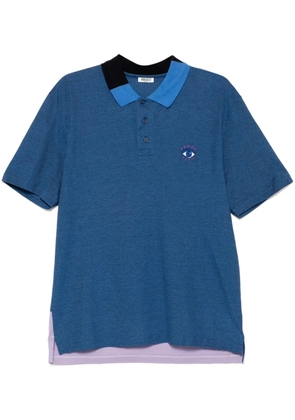 Kenzo embroidered polo shirt - Blue