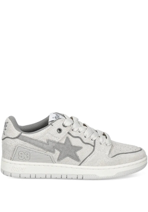 A BATHING APE® BAPE SK8 STA #3 L appliqué sneakers - Grey