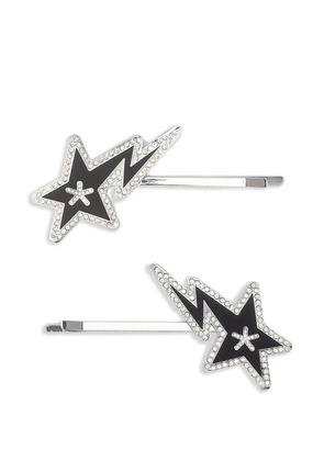 A BATHING APE® star-embellished hair clip - Silver