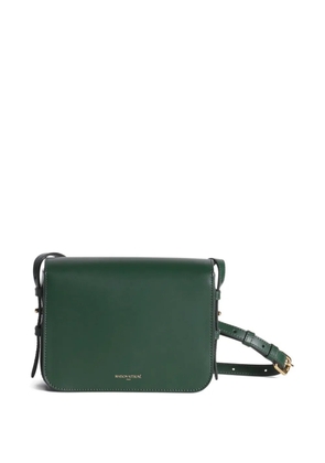 Maison Kitsuné fox-clasp leather cross body bag - Green