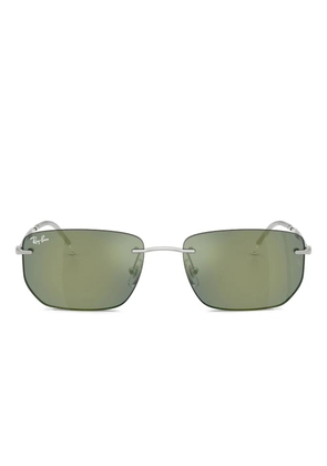 Ray-Ban square-frame rimless sunglasses - Silver