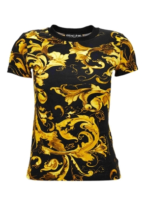 Versace Jeans Couture baroque-print cotton T-shirt - Black