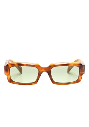 Prada Eyewear Symbole rectangle-frame sunglasses - Brown