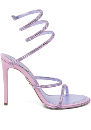 René Caovilla 105mm Cleo heeled sandals - Purple