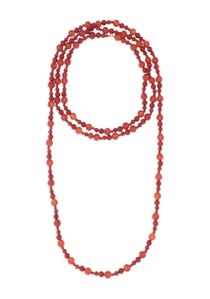 Jennifer Behr Veda beaded necklace - Red
