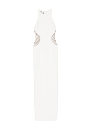 NISSA embellished-cutout maxi dress - White