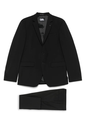 Karl Lagerfeld single-breasted suit - Black