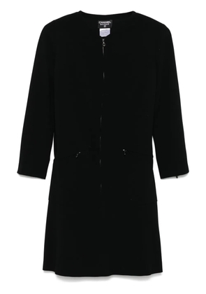 CHANEL Pre-Owned 1997s wool midi dress - Black